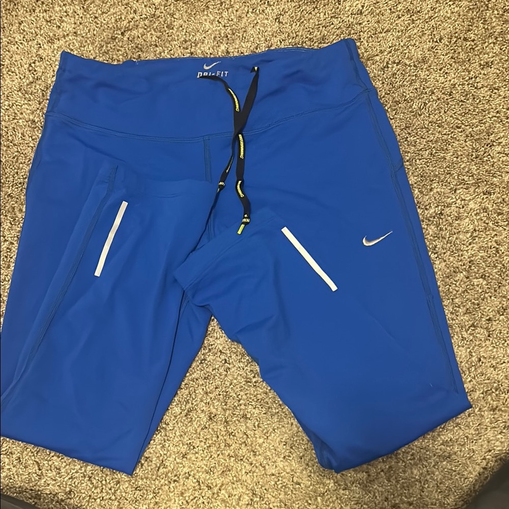 Nike Blue Dri-FIT Leggings size M - Picture 5 of 5